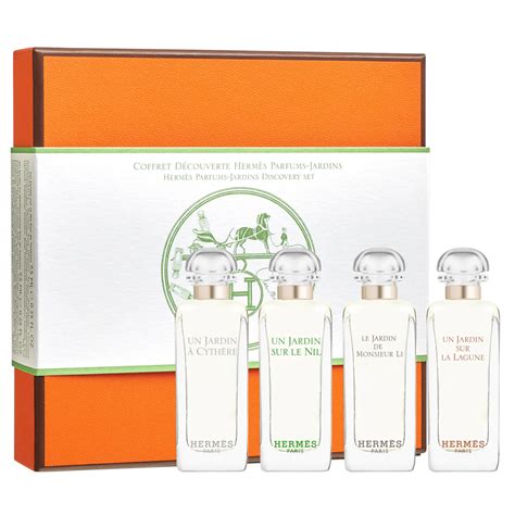 profumi hermes jardin|hermes gardens perfume set.